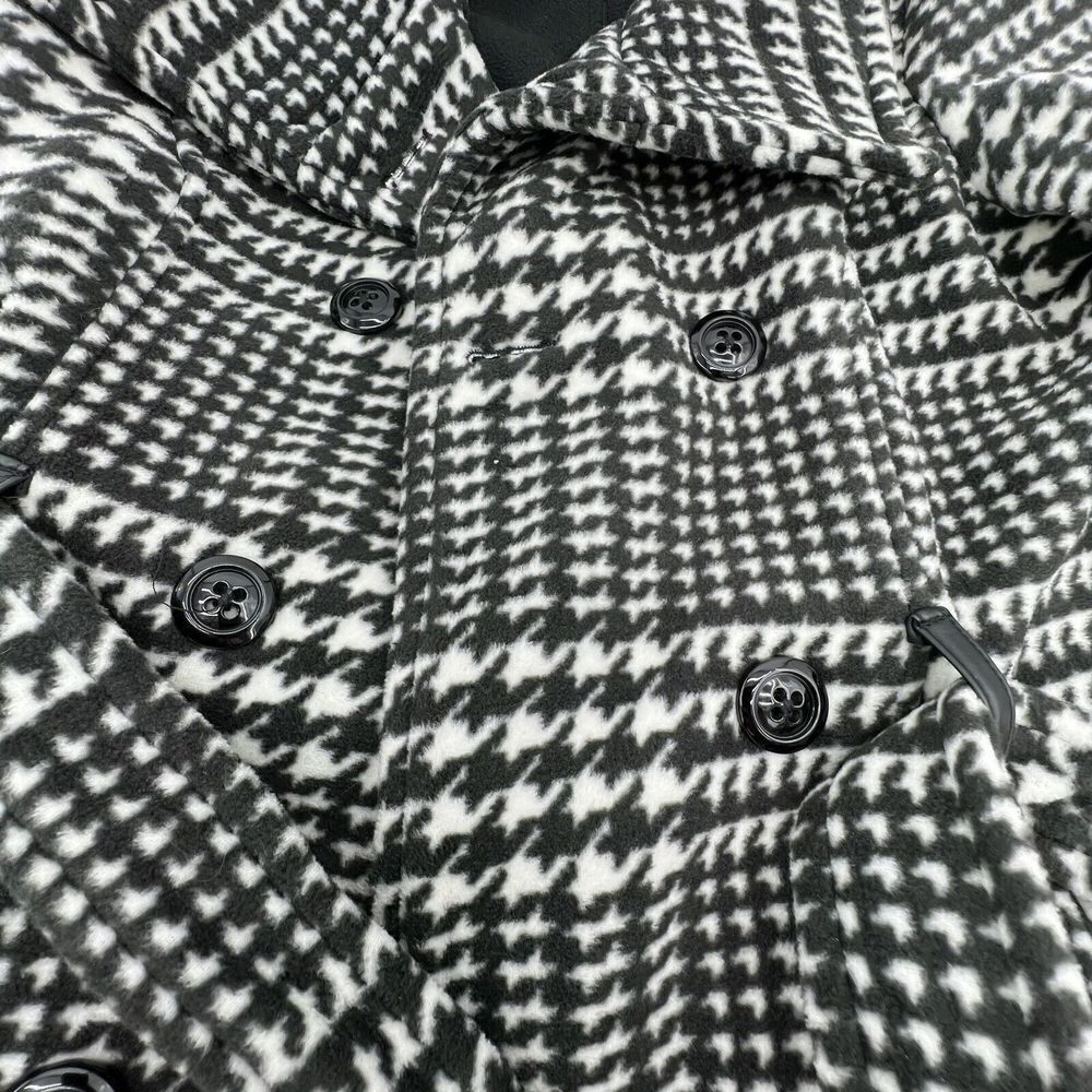 Sebby Houndstooth Peacoat With Belt Size Small - Picture 3 of 6